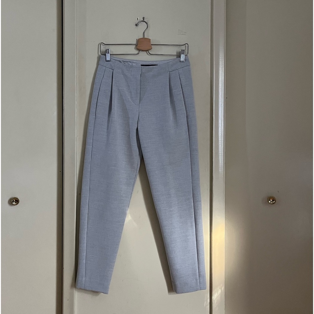 French Connection Dress Pants (US 4) Light Gray High rise